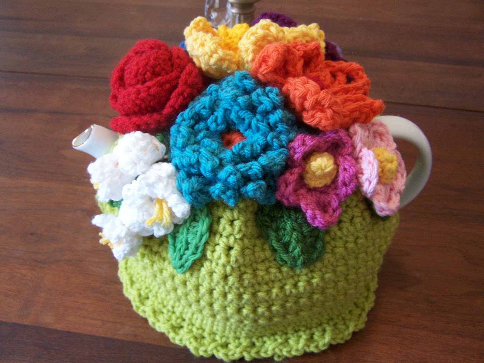 For the Love of Crochet Along: Shell Stitch Teapot Cozy