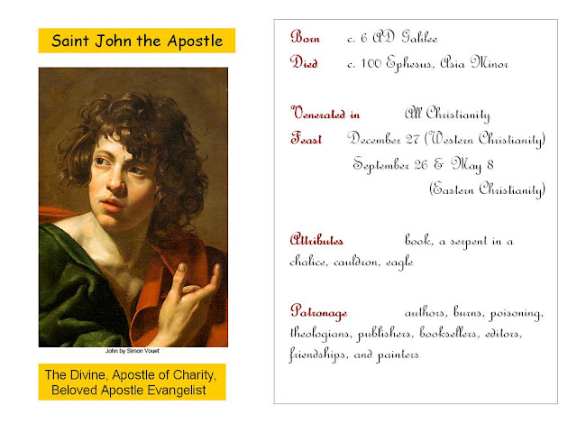 ALL SAINTS: Saint John the Apostle
