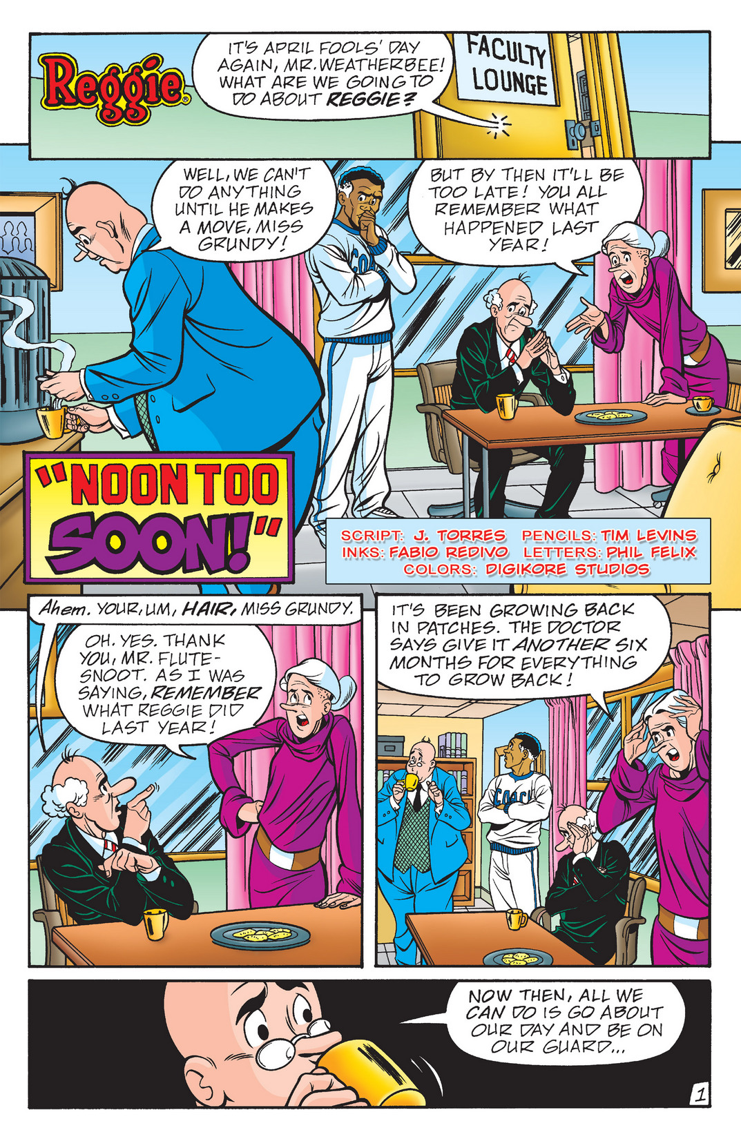 Read online Reggie: King of April Fools 2 comic -  Issue # TPB - 97