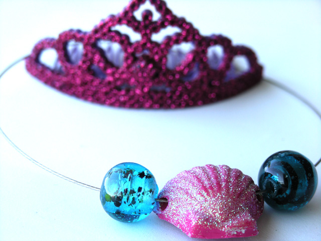 barbie in a mermaid tale necklace