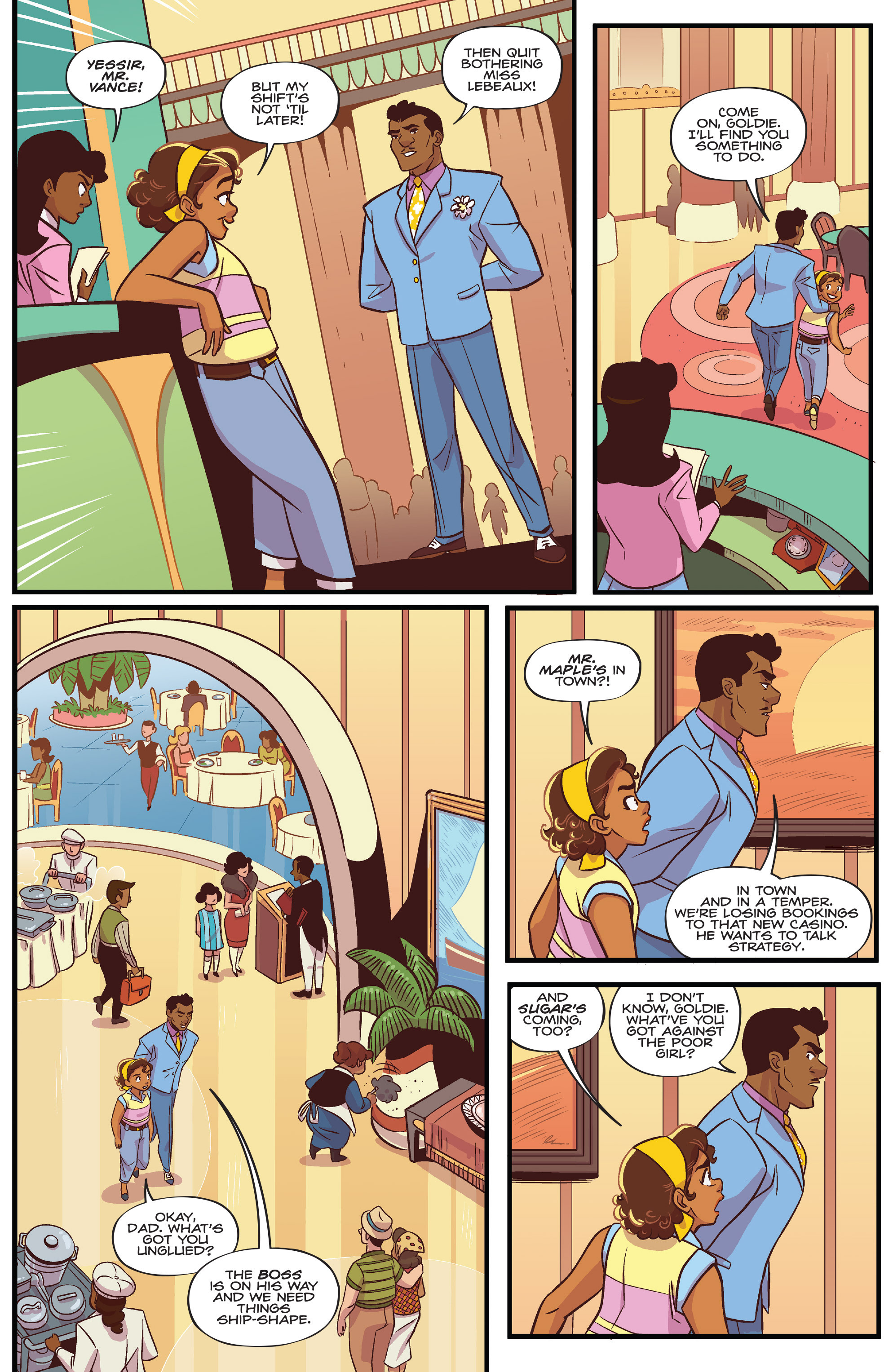 Read online Goldie Vance comic -  Issue #1 - 7