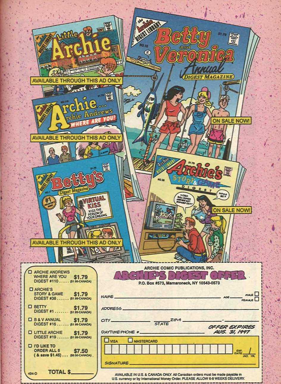 Read online Archie Digest Magazine comic -  Issue #149 - 29