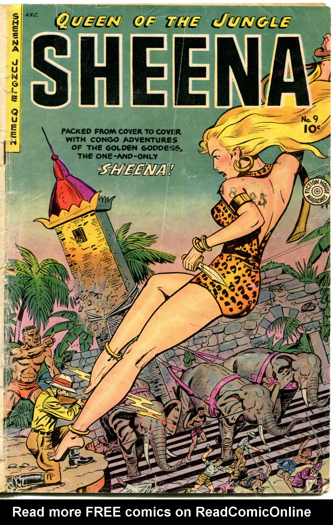 Read online Sheena, Queen of the Jungle (1942) comic -  Issue #9 - 1