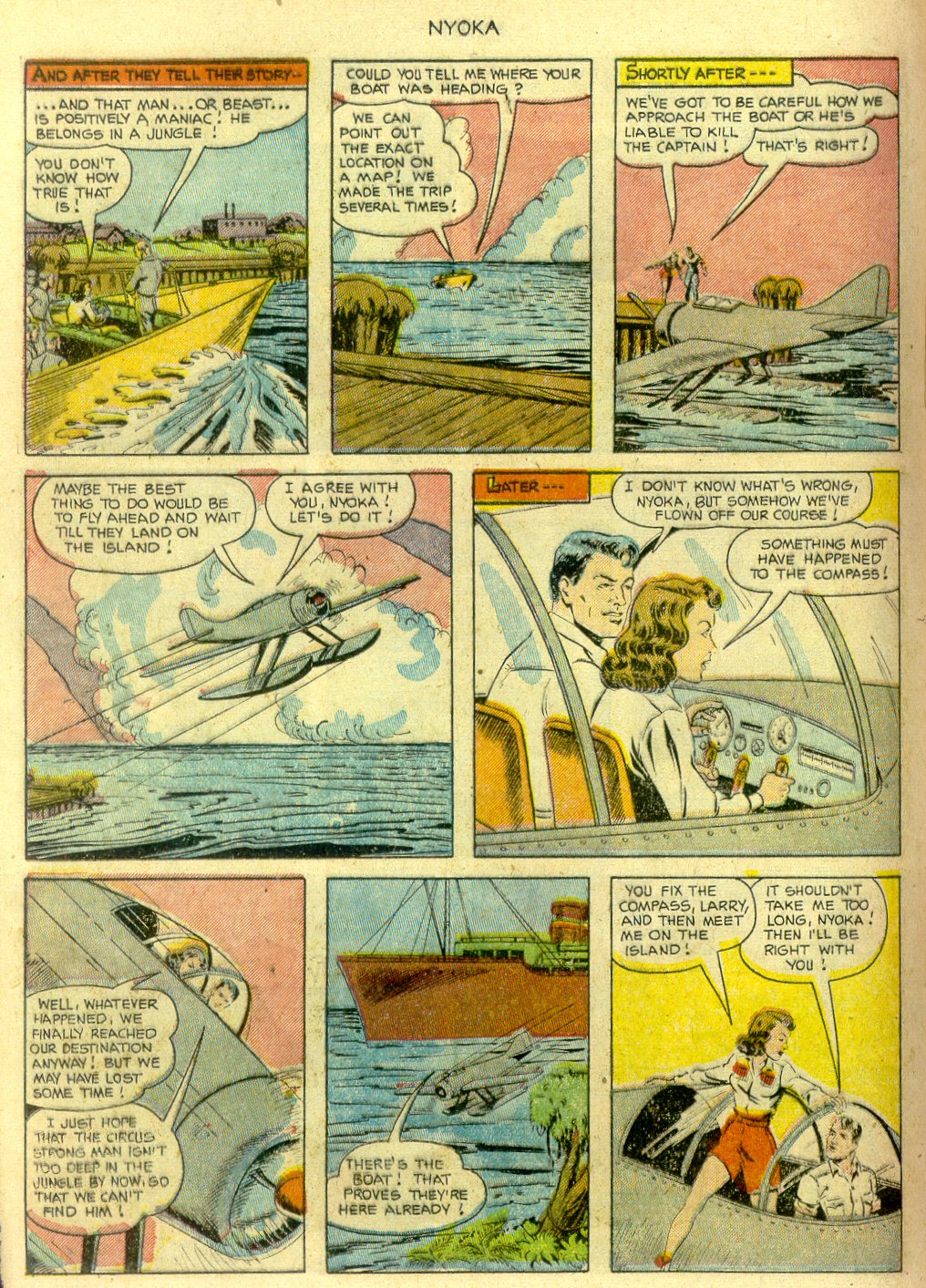 Read online Nyoka the Jungle Girl (1945) comic -  Issue #68 - 19