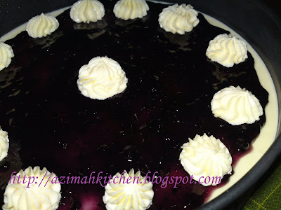 Azimah Kitchen: Blueberry Cheese Cake
