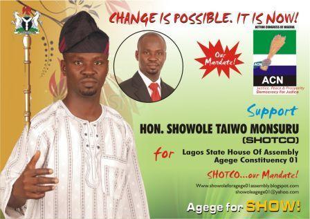 SHOWOLE TAIWO FOR AGEGE 01  HOUSE OF ASSEMBLY