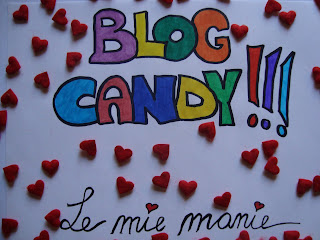 Blog Candy di Le mie manie