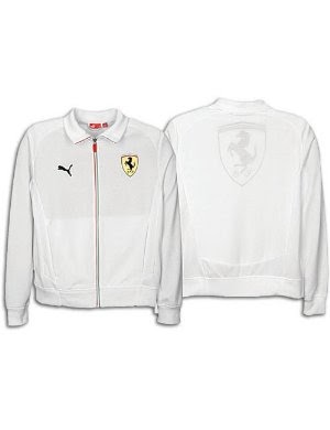 puma ferrari jacket white