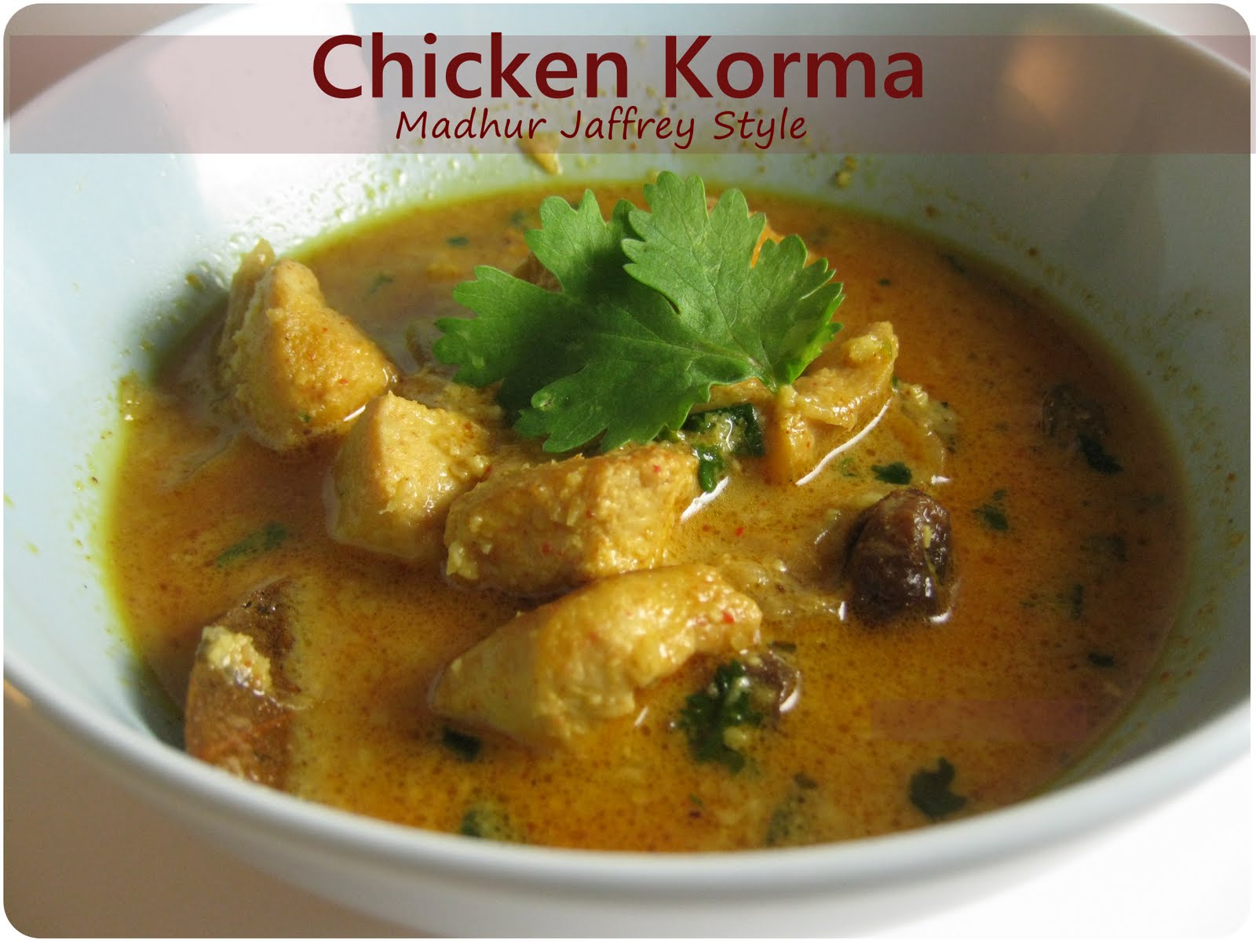 The Spice Rack Madhur Jaffrey Style Chicken Korma
