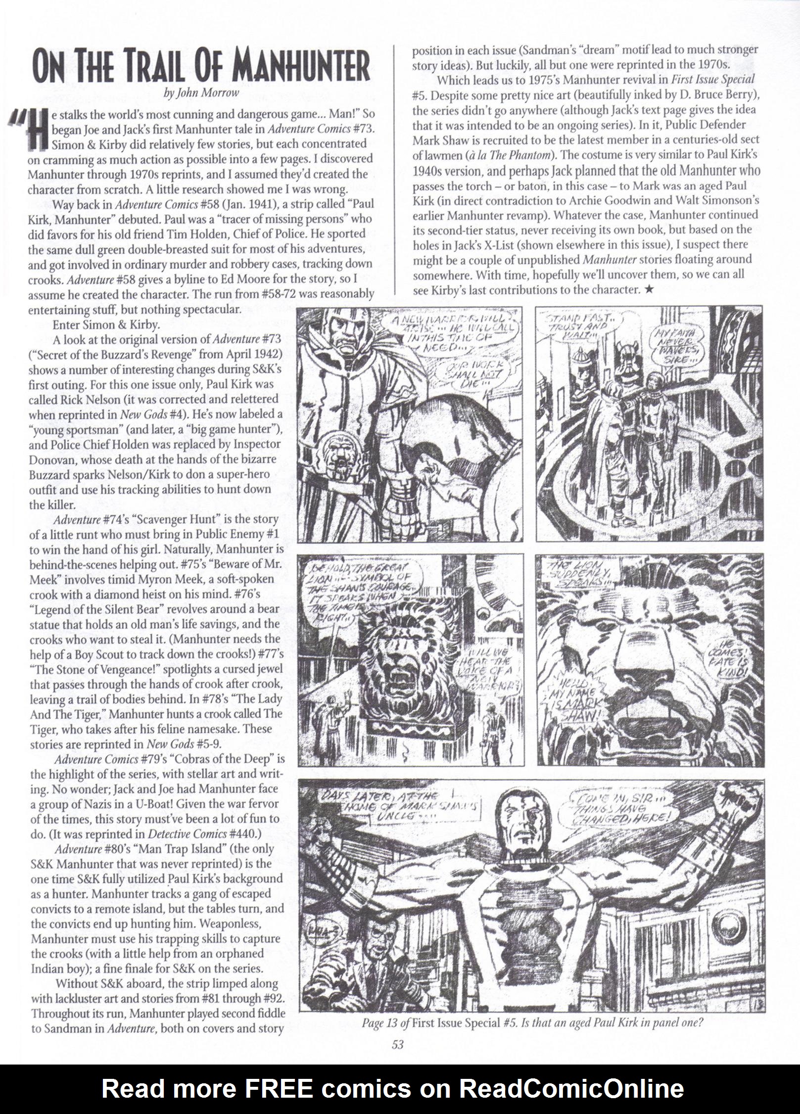 Read online The Jack Kirby Collector comic -  Issue #17 - 52