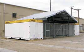 Plate-forme Technique en Alsace: Un atelier ... dans des containers