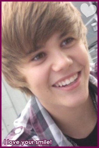 Justin Bieber Smiling Cute. makeup justin bieber smiling