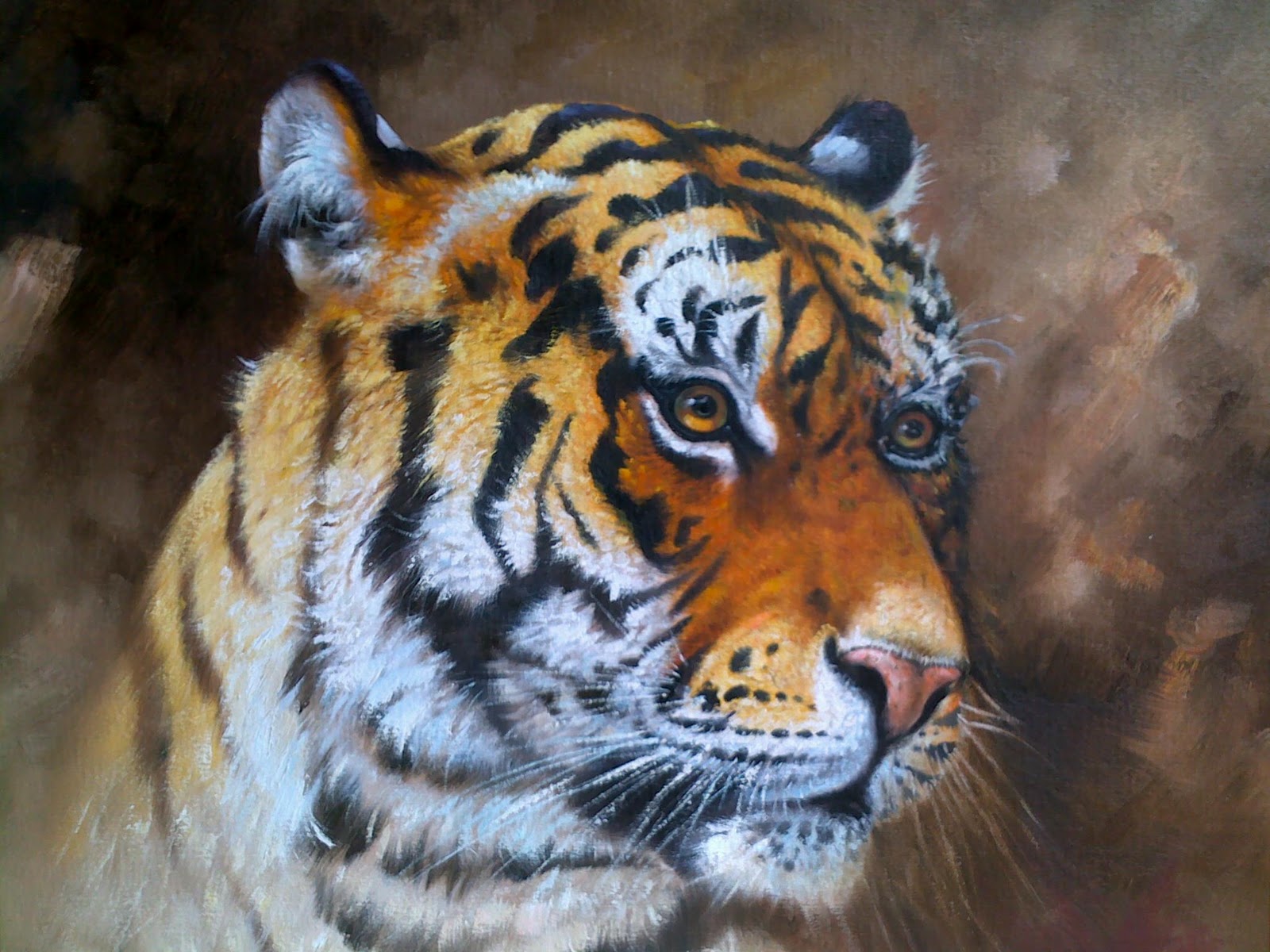 Dhara Fine Art Gallery Lukisan  Binatang  Animal Painting 