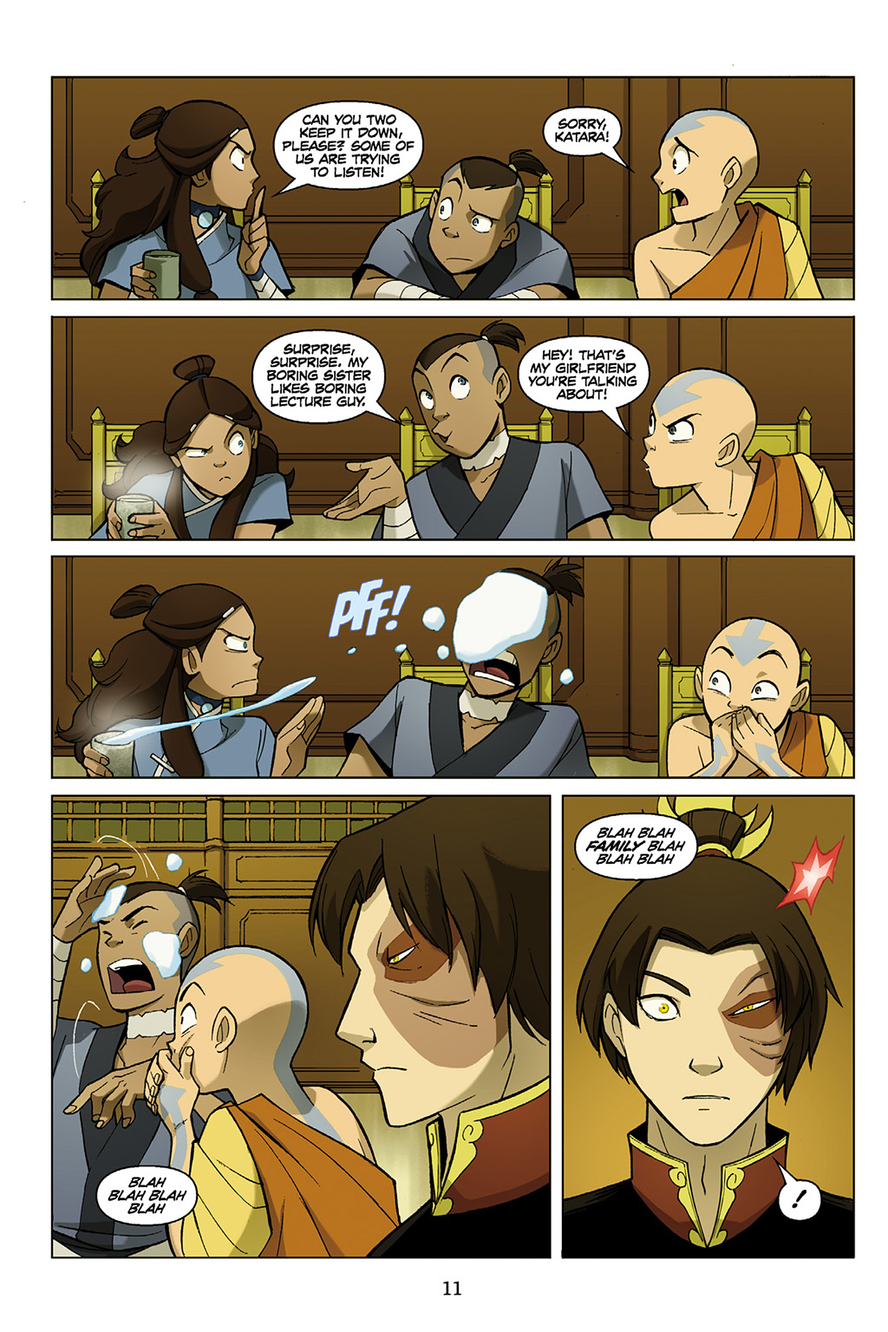 Read online Nickelodeon Avatar: The Last Airbender - The Search comic -  Issue # Part 1 - 12