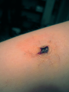 Maquillage FX: Blessure par balle deuxième essai