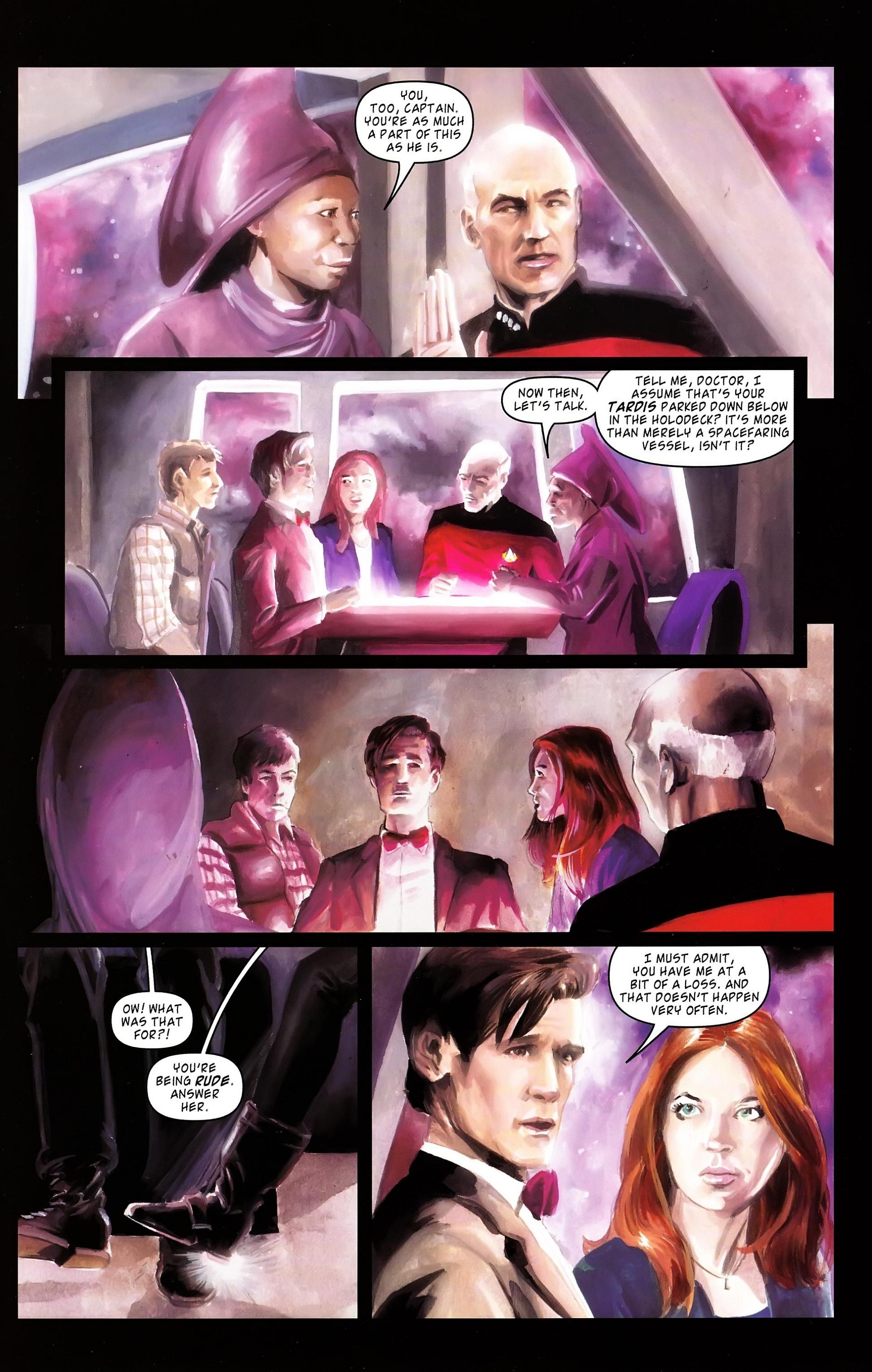 Read online Star Trek: The Next Generation/Doctor Who: Assimilation² comic -  Issue #4 - 6
