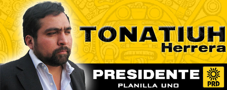 TONATIUH HERRERA PRESIDENTE ESTATAL DEL PRD