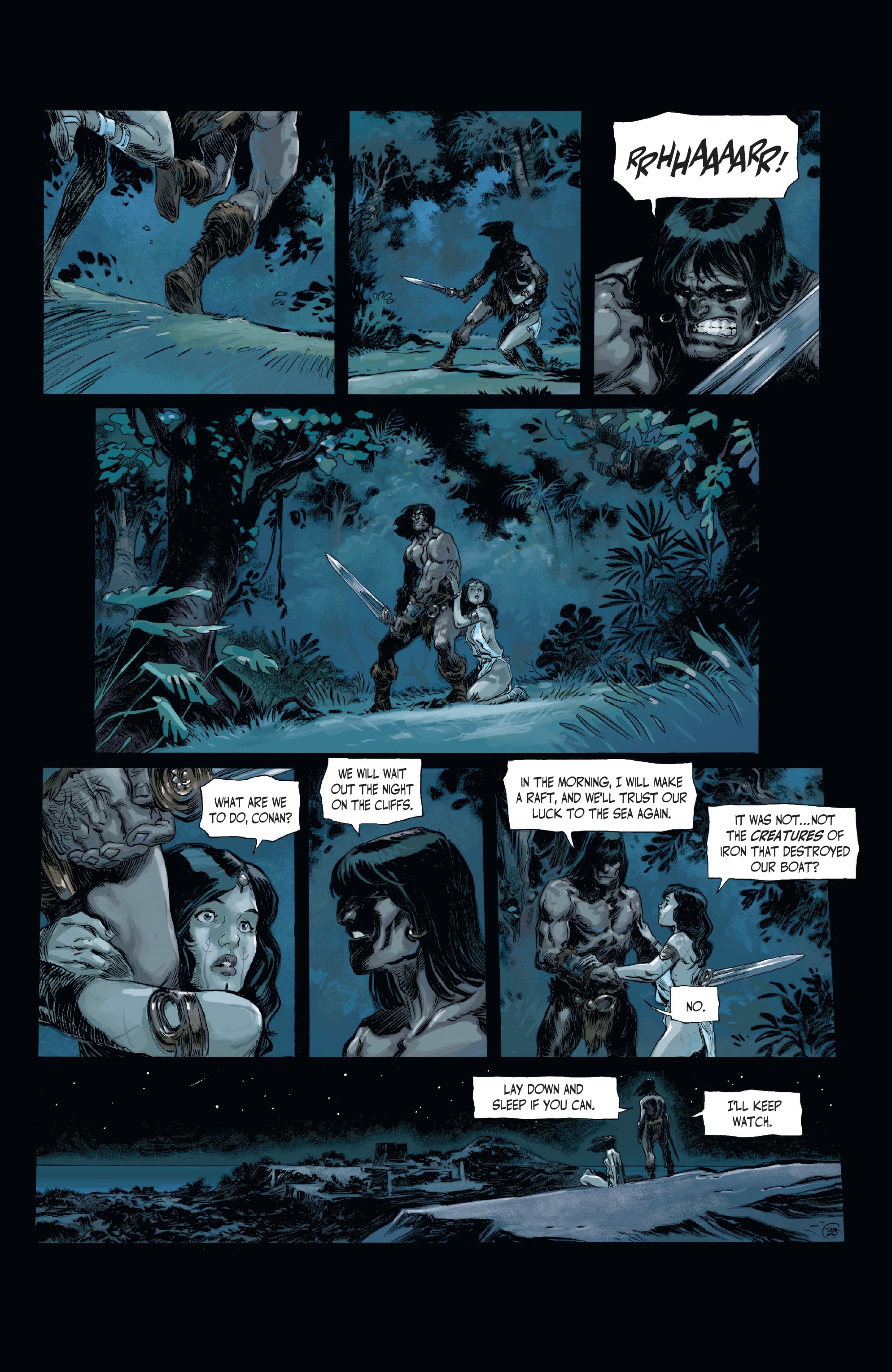 Read online The Cimmerian: Iron Shadows in the Moon comic -  Issue #2 - 15