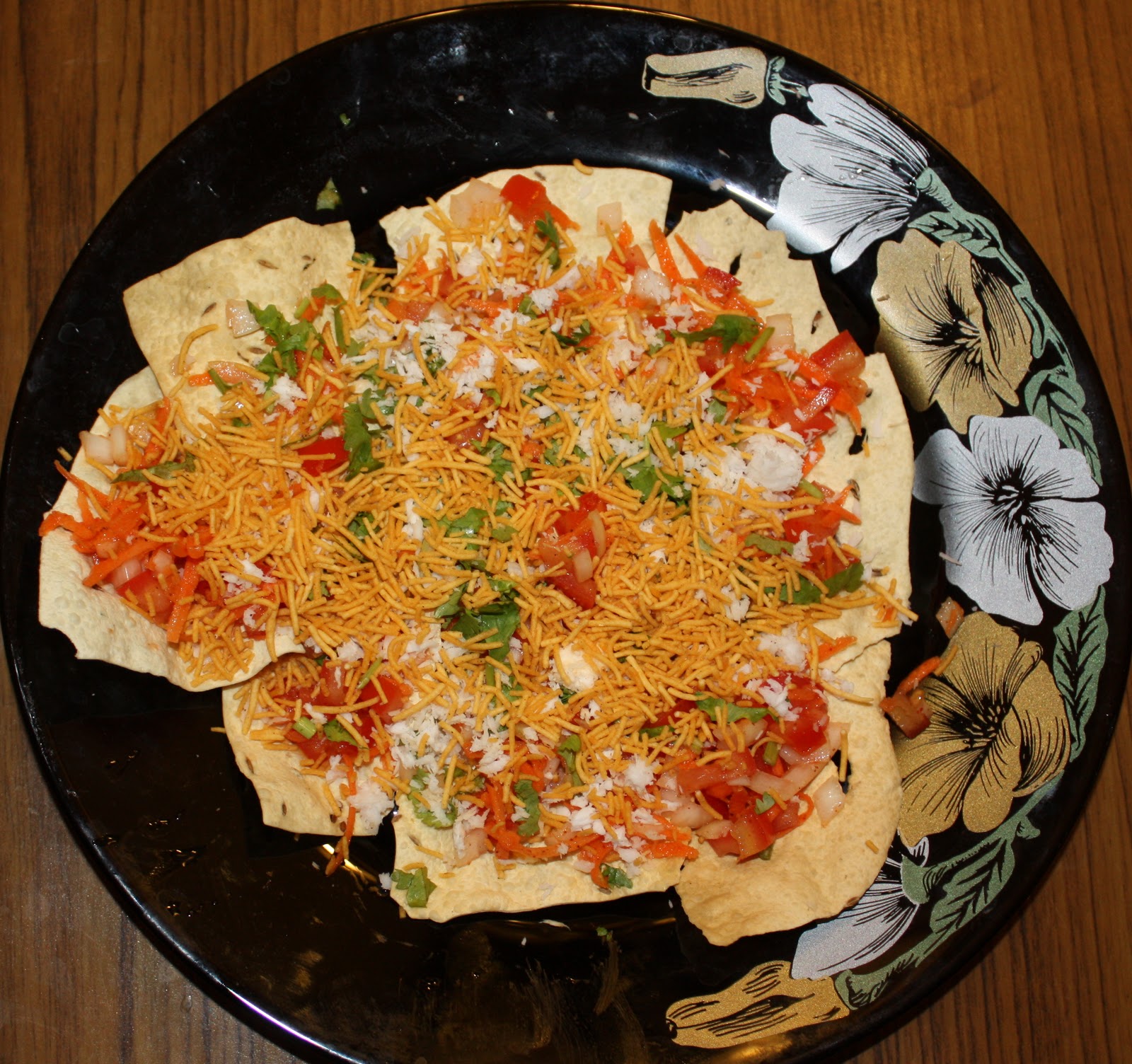 The Guide Into the Vegetarian Culinary Art Fat free Healthy Masala Papad.