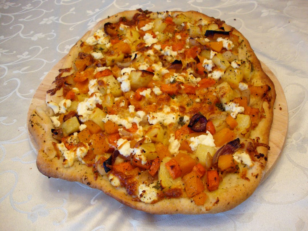 my back pages roasted vegetable pizza