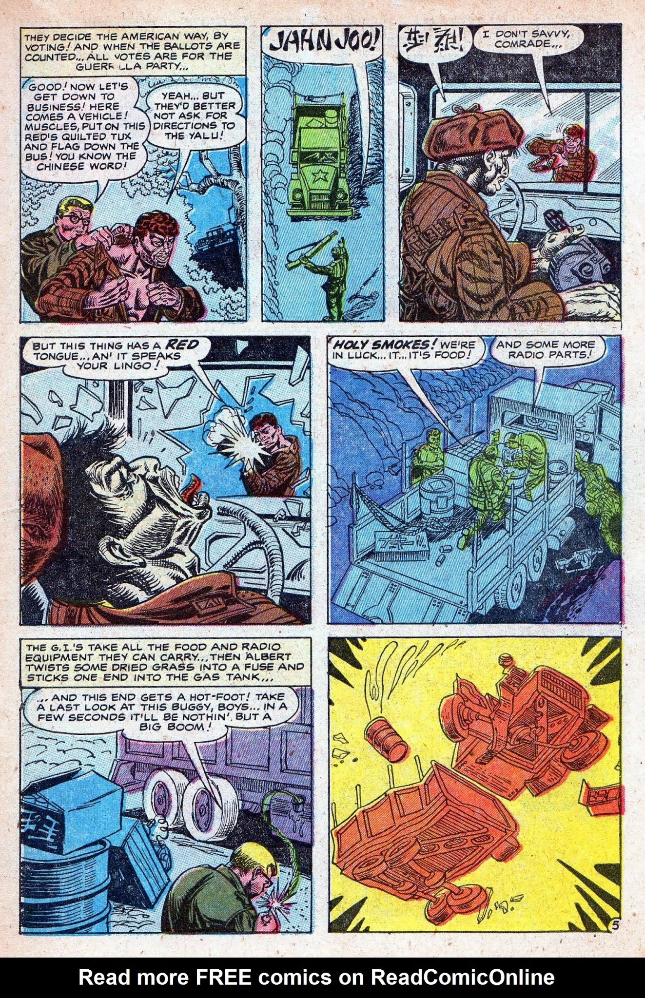 Read online Combat (1952) comic -  Issue #6 - 7
