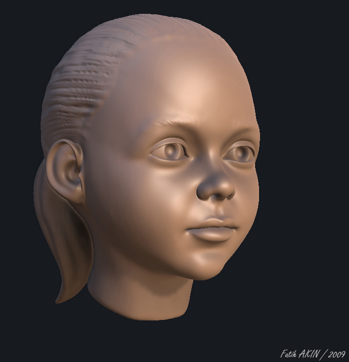 Fatih Akin Freelance Character Modeler Girl Speed Sculpting
