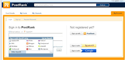 postrank, blogspot, blogger