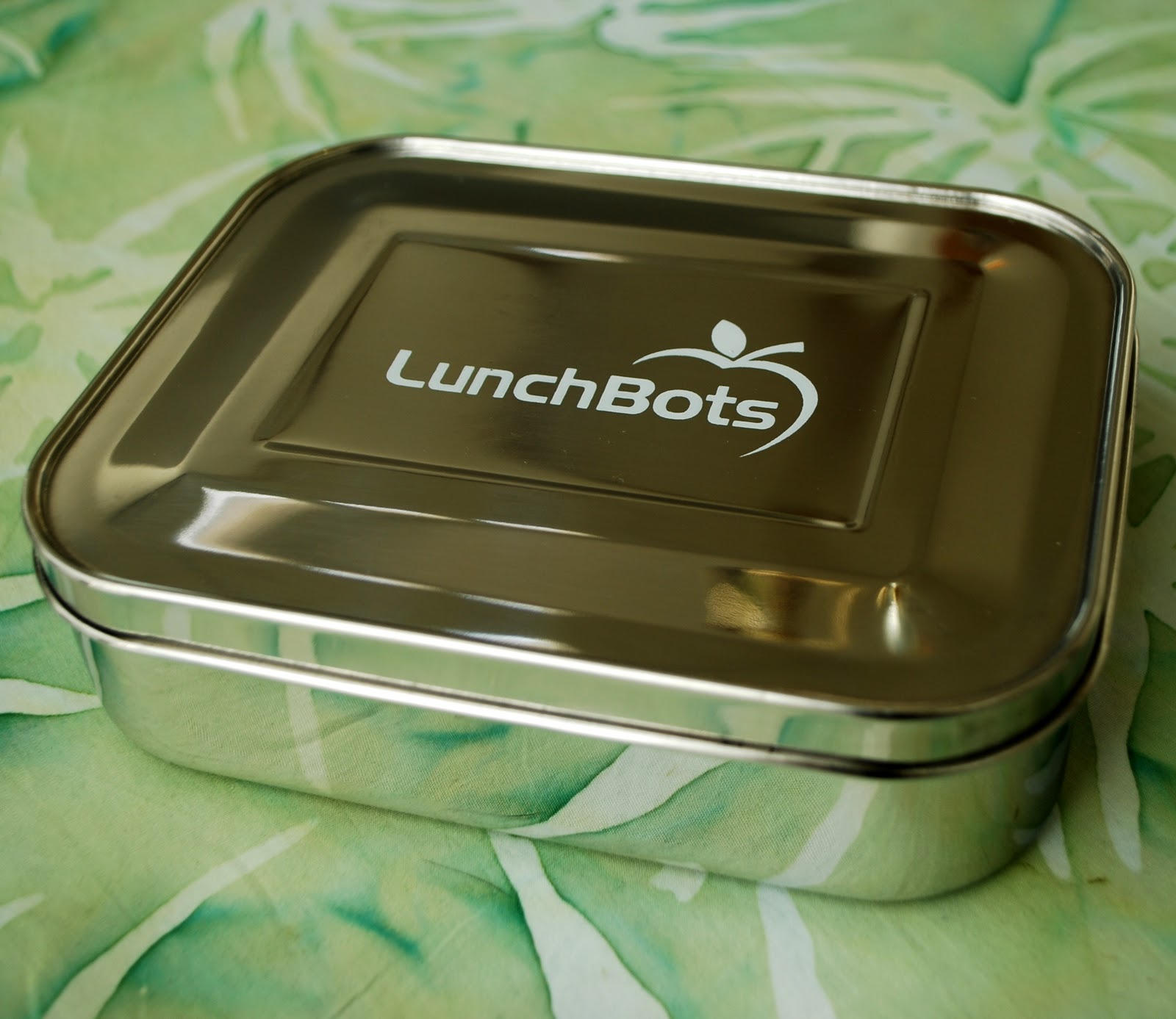 LunchBots Large Trio Stainless Steel Lunch Container -Three Section Design  for Sandwich and Two Sides - Metal Bento Lunch Box - Eco-Friendly 