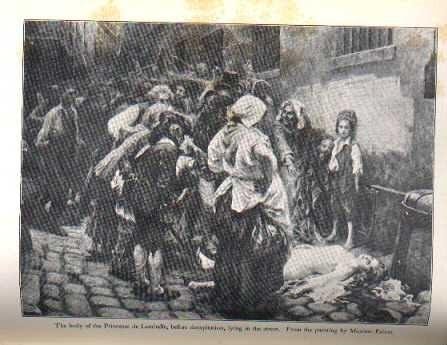 Смерть принцессы де ламбаль история картины