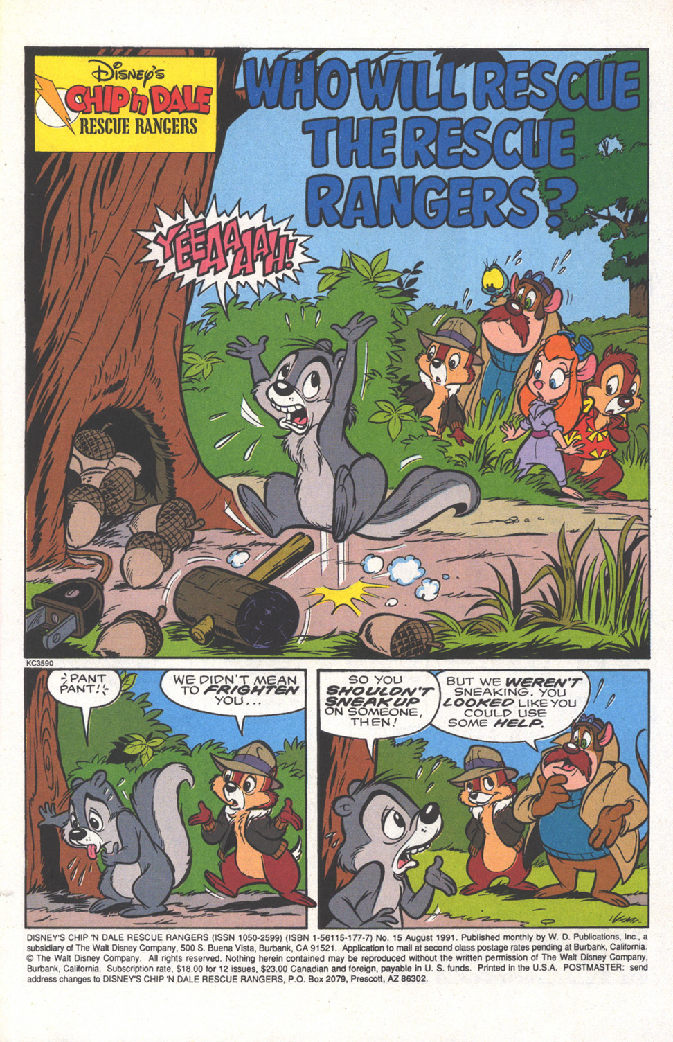 Read online Disney's Chip 'N Dale Rescue Rangers comic -  Issue #15 - 3