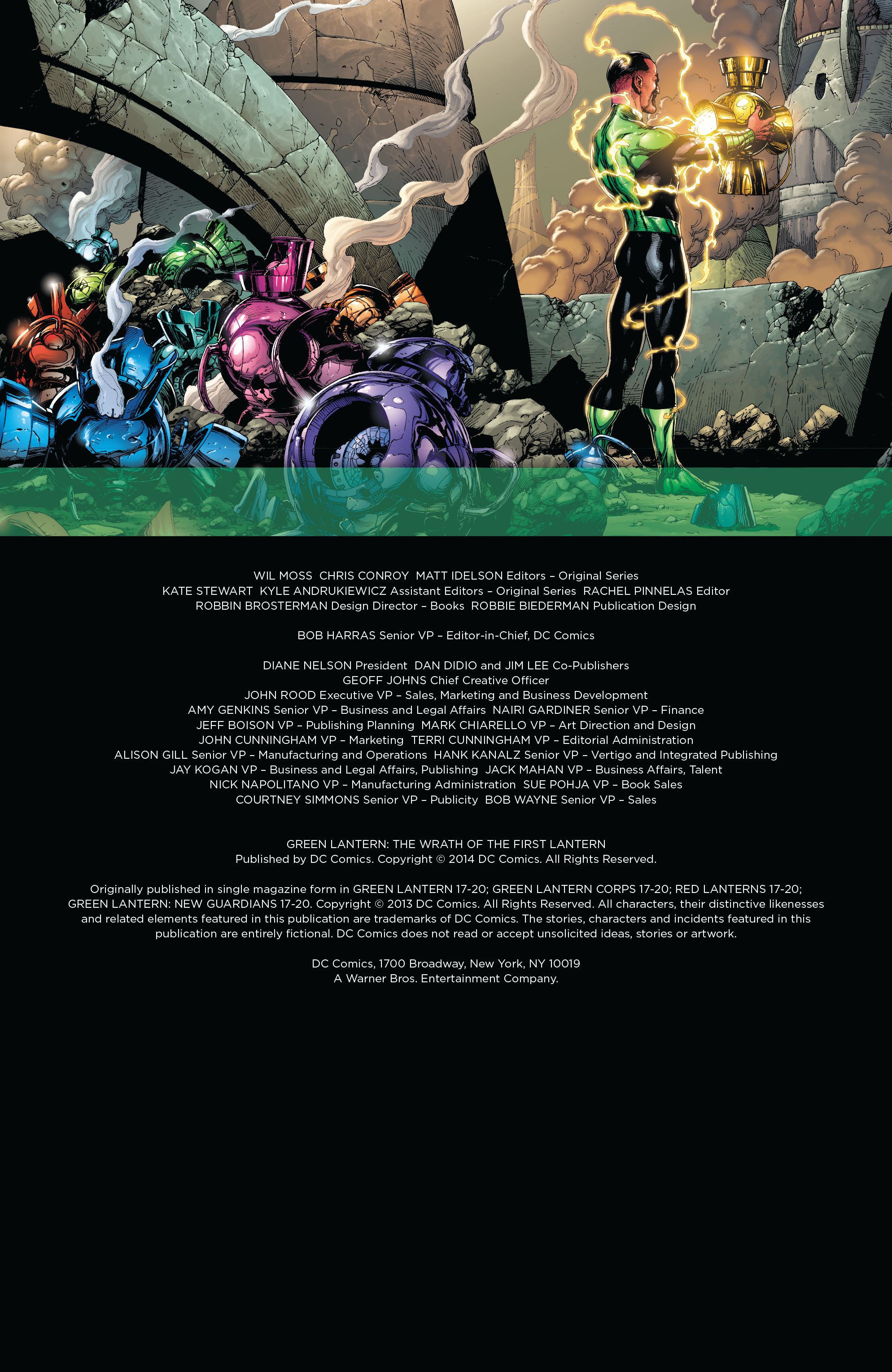 Read online Green Lantern: The Wrath of the First Lantern comic -  Issue # TPB - 4