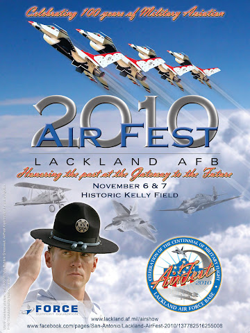 Lackland AFB Air Fest 2010 Official Poster