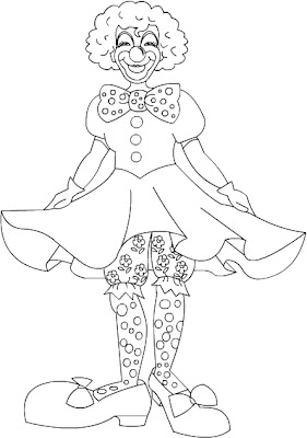 coloring pages clown nicole clowns sheets adult book 2007 circus carnival printables florian created saturday april