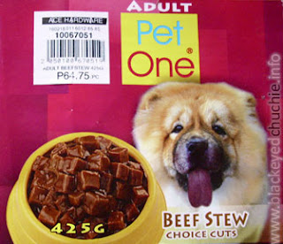 Pet One wet dog food in the Philippines