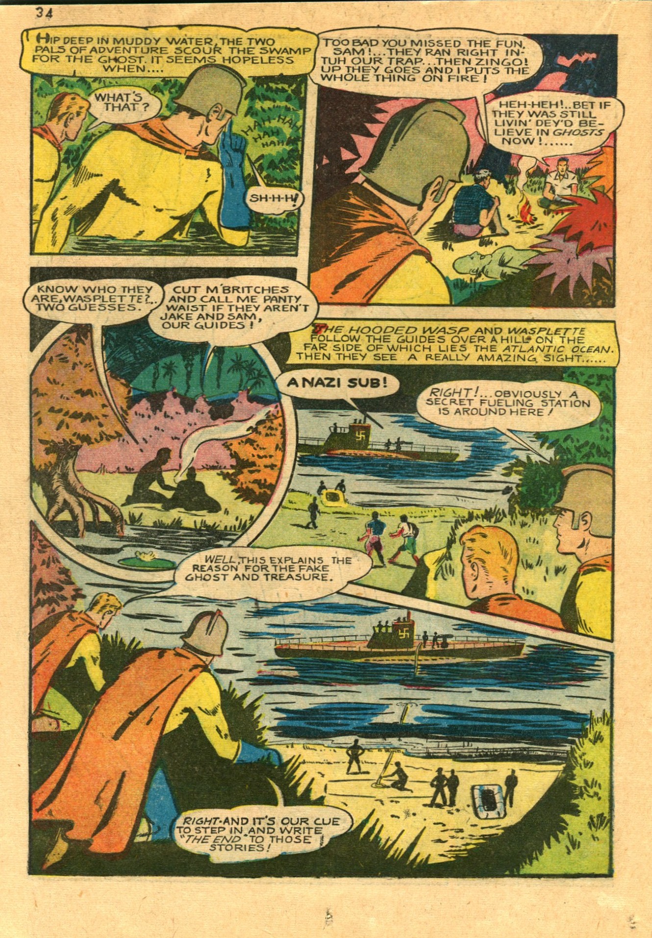 Read online Shadow Comics comic -  Issue #21 - 34