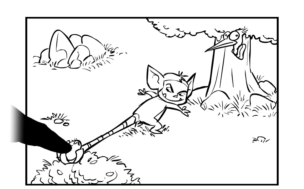 Slingshot tail I hope I’ll be able to sling the creature around in its tail, not just use the tail as a slingshot.