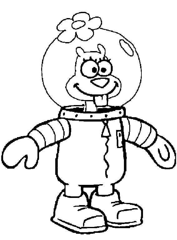 a coloring pages of spongebob - photo #36