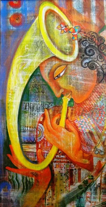 Poonam Chandrika Tyagi 1964 | Indian Symbolist painter