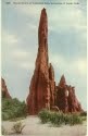 Old Garden of the Gods. CO Postcard