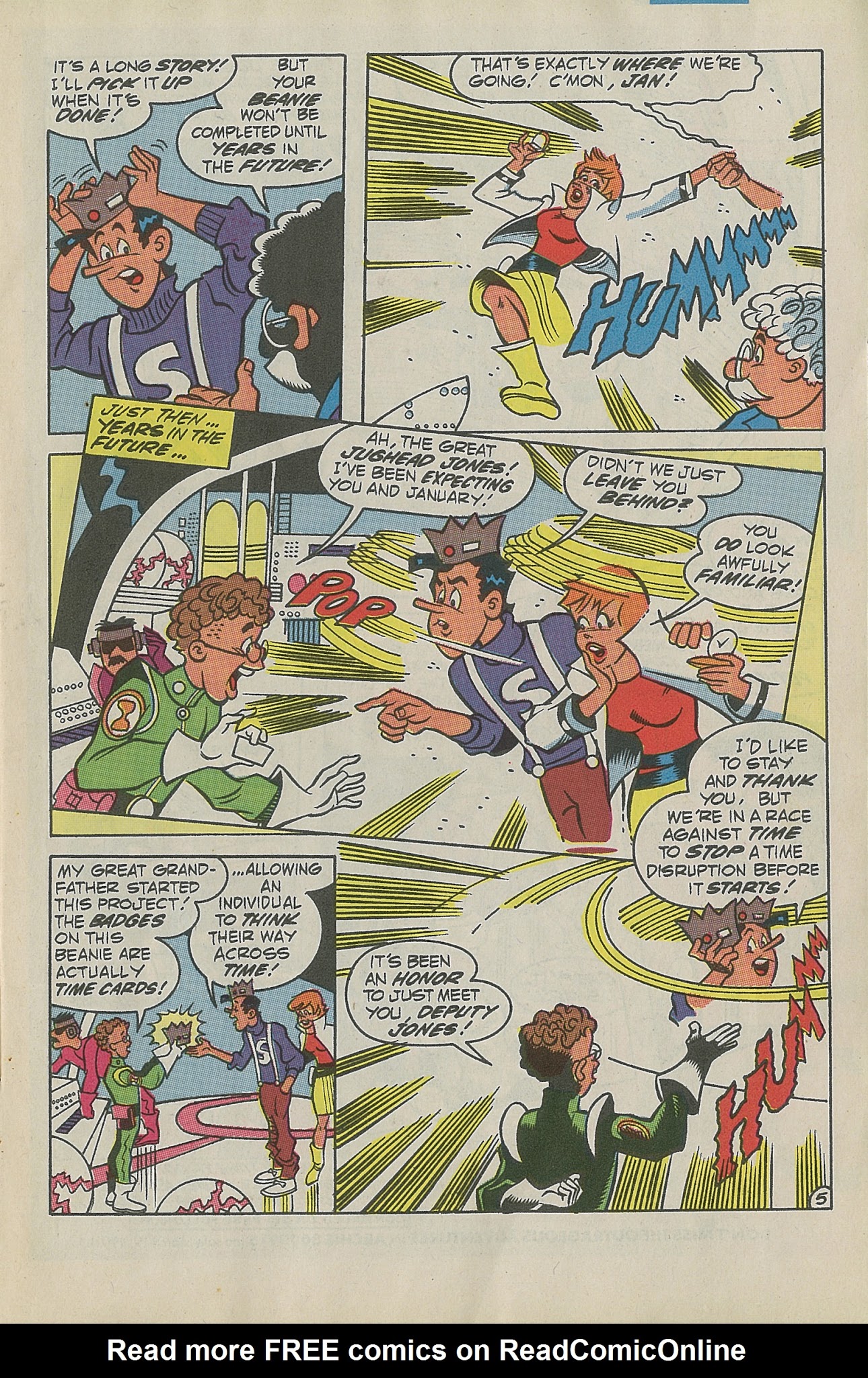 Read online Jughead's Time Police comic -  Issue #6 - 7