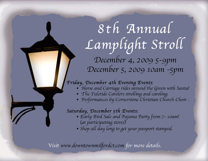 Milford Connecticut Daily Blog Mlford's 9Th Annual Lamp Light Stroll
