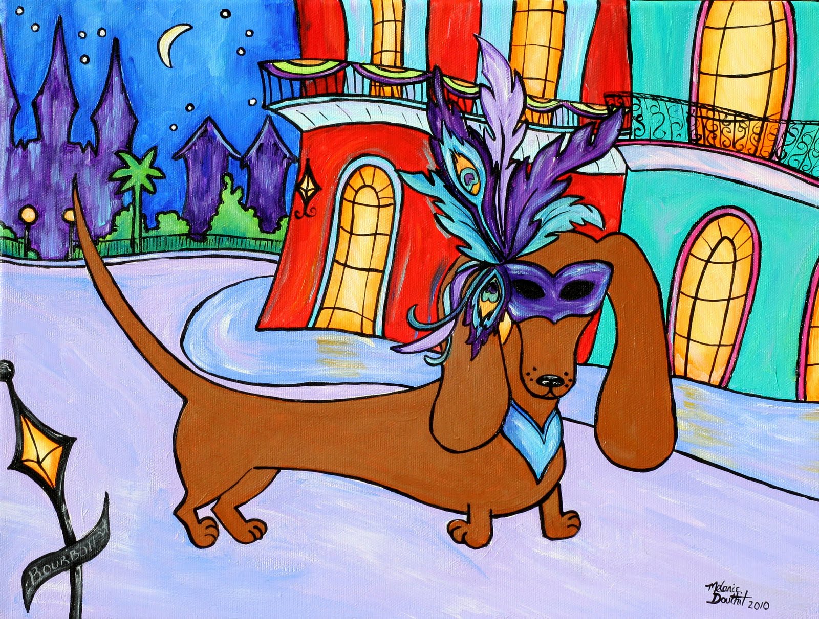 red mardi gras costume