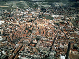 Vista aérea del casco histórico de Vitoria-Gasteiz