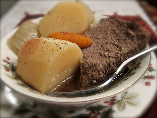 This crock pot roast is a perfect Sunday dinner, just like your mom used to make. It is easy to prepare, juicy, and flavorful. #WomenLivingWell #roast #easydinner #crockpotmeals