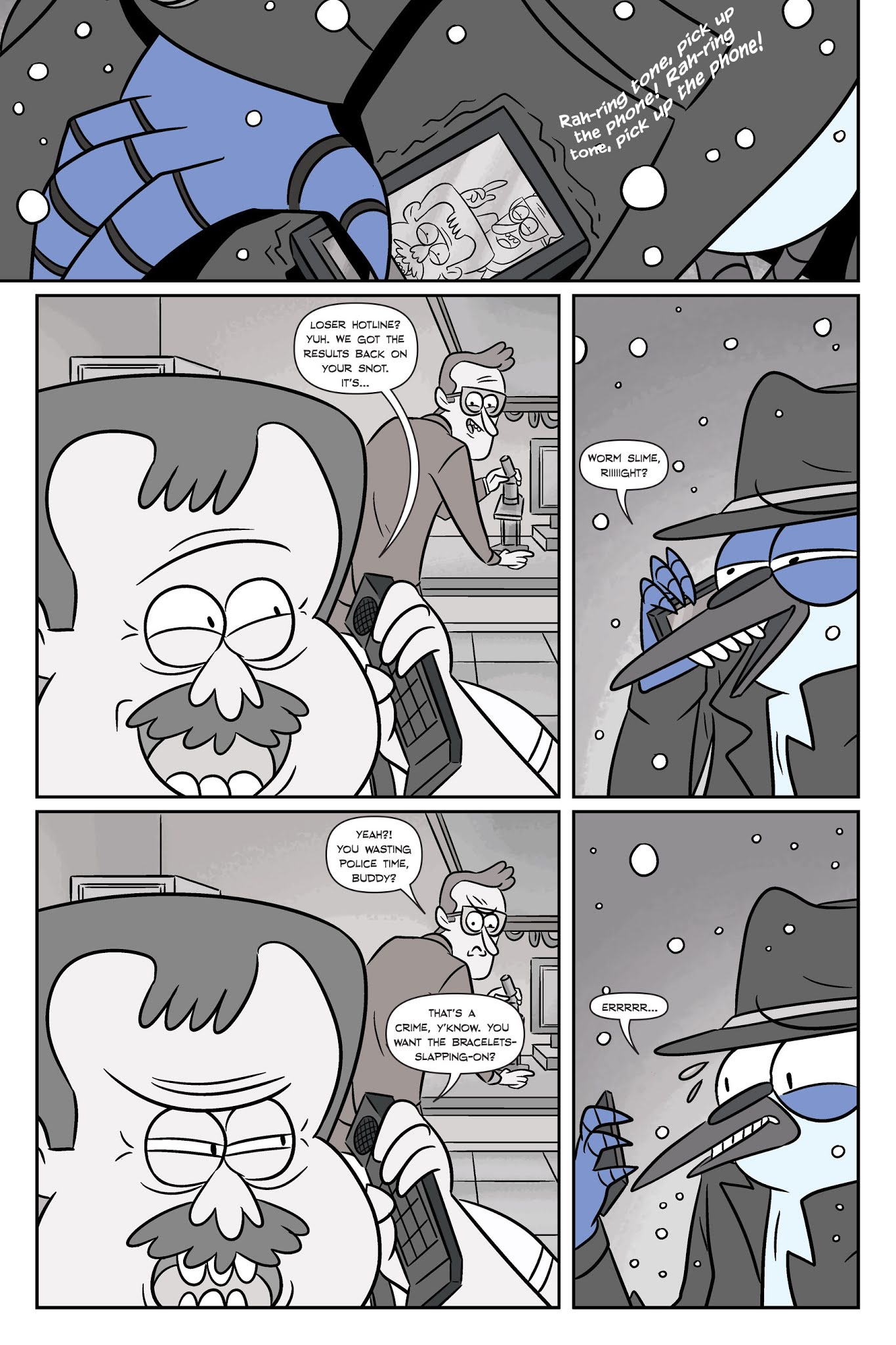 Read online Regular Show: Noir Means Noir, Buddy comic -  Issue # TPB (Part 1) - 45
