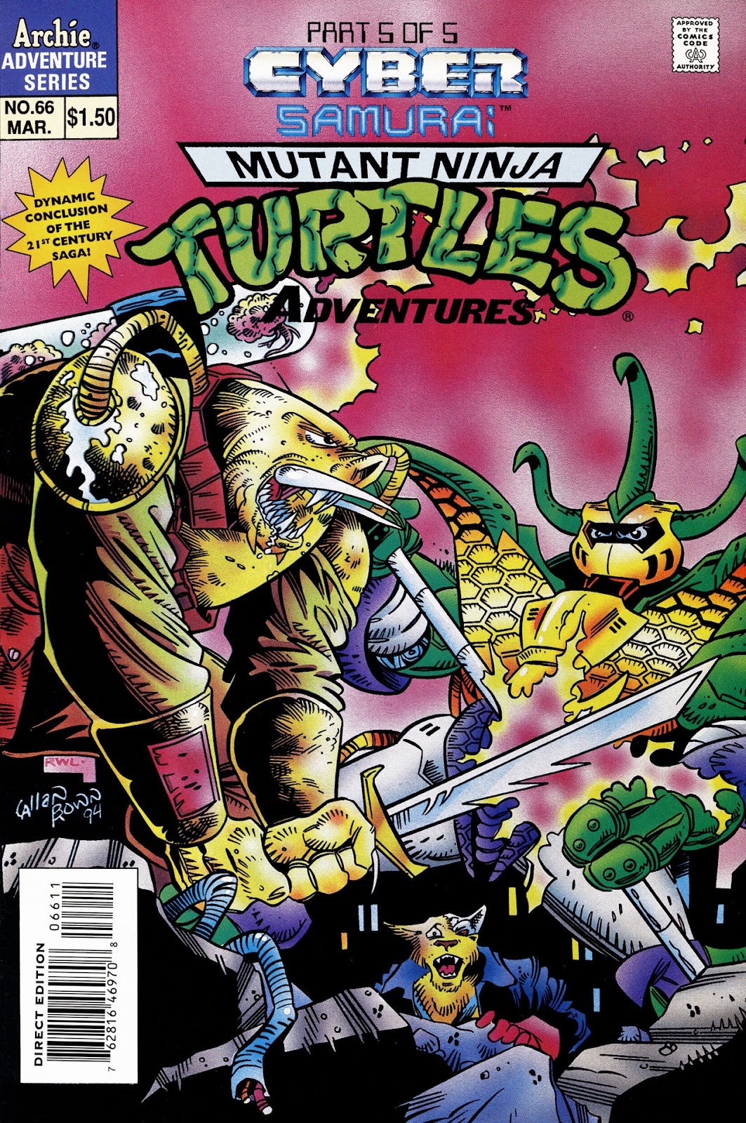 Teenage Mutant Ninja Turtles Adventures (1989) issue 66 - Page 1