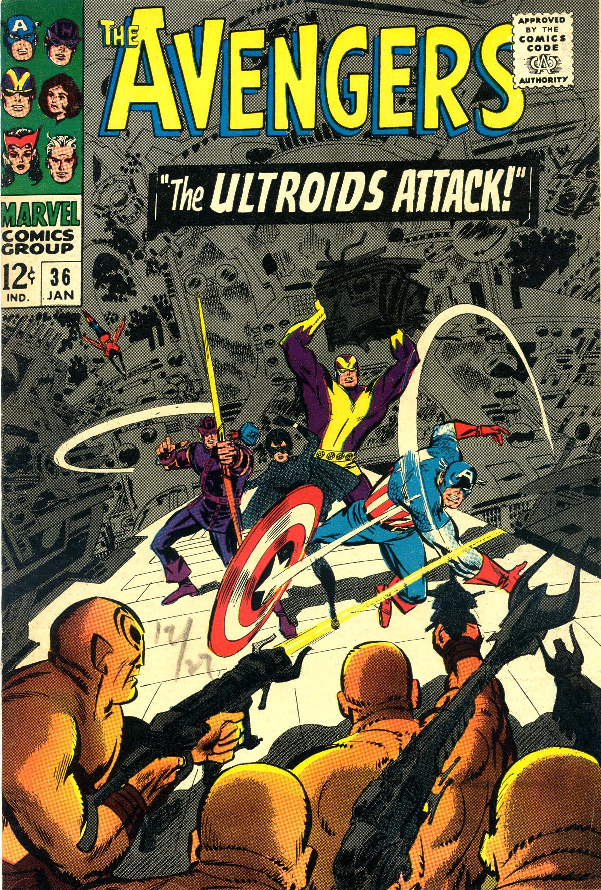 Read online The Avengers (1963) comic -  Issue #36 - 1