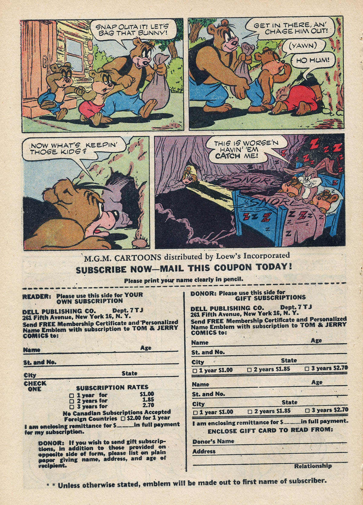 Read online Tom & Jerry Comics comic -  Issue #72 - 50