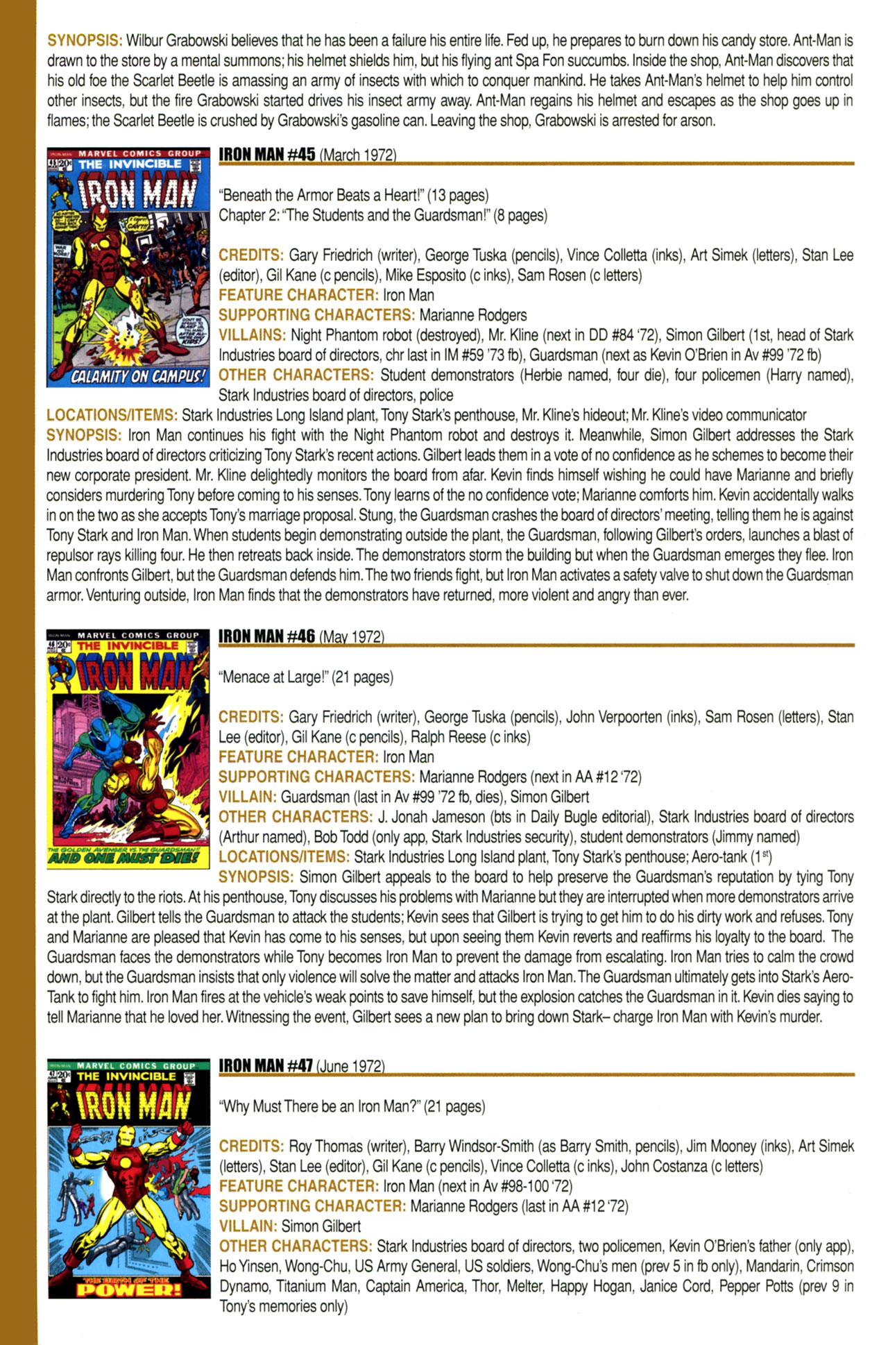 Read online Official Index to the Marvel Universe comic -  Issue #3 - 38