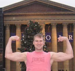 Top of the Rocky steps in Philly